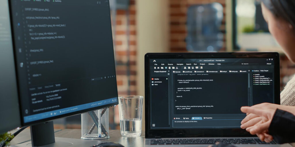 Un sistema de software funcionando